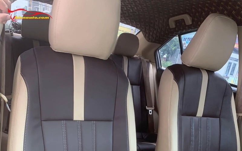 Bọc ghế da Toyota Vios da nappa cao cấp