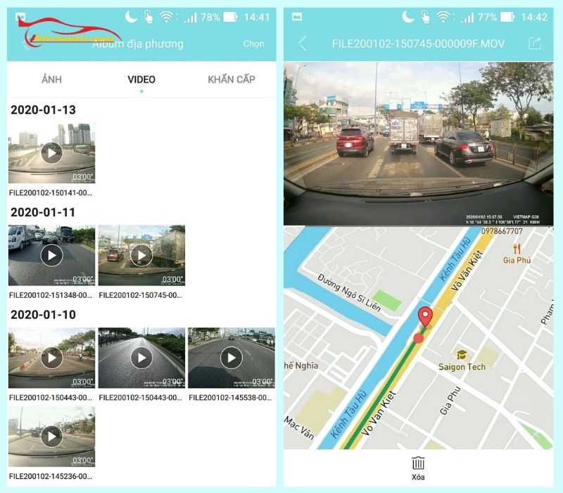 Cách sử dụng Vietmap REC để quản lý hành trình