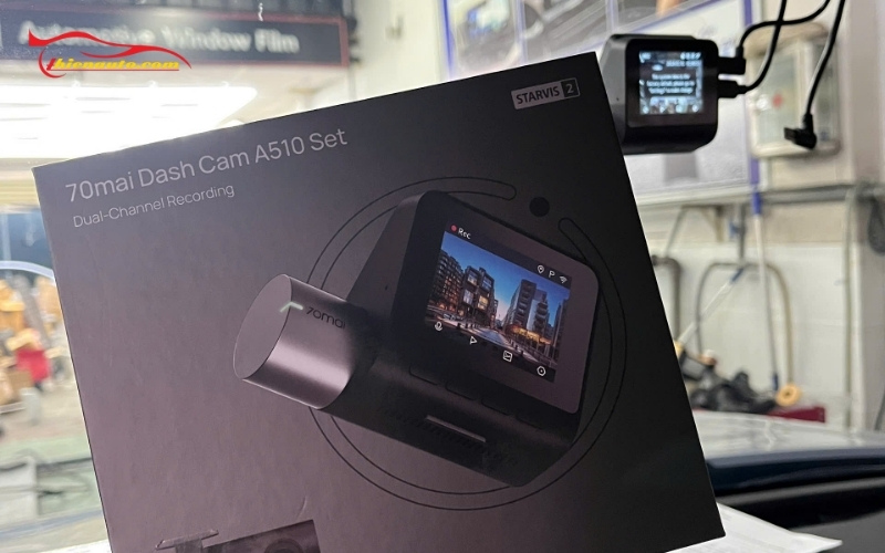 Cách lắp camera hành trình trước và sau