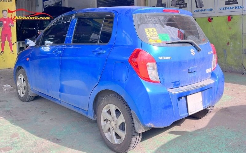 Hình ảnh thực tế độ Suzuki Swift combo camera Vietmap S860 và TPMS Icar C398 tại Thiện Auto
