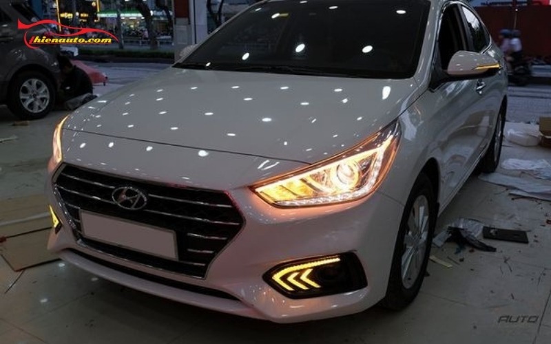 Mẫu độ đèn Hyundai Accent đẹp 2025