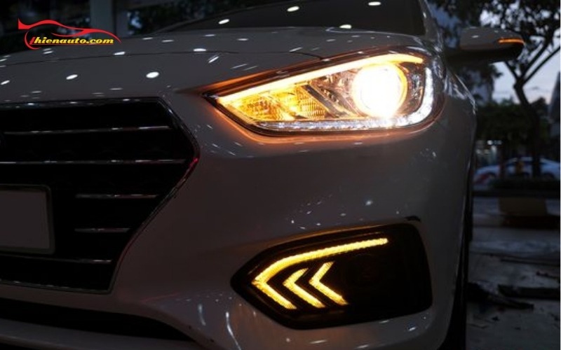 Độ đèn Hyundai Accent chính hãng tại Thiện Auto