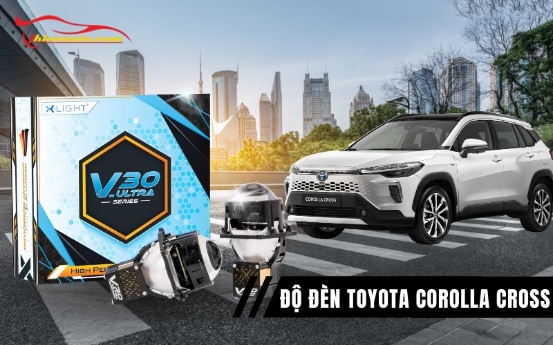 Độ đèn Toyota Corolla Cross chính hãng, giá tốt