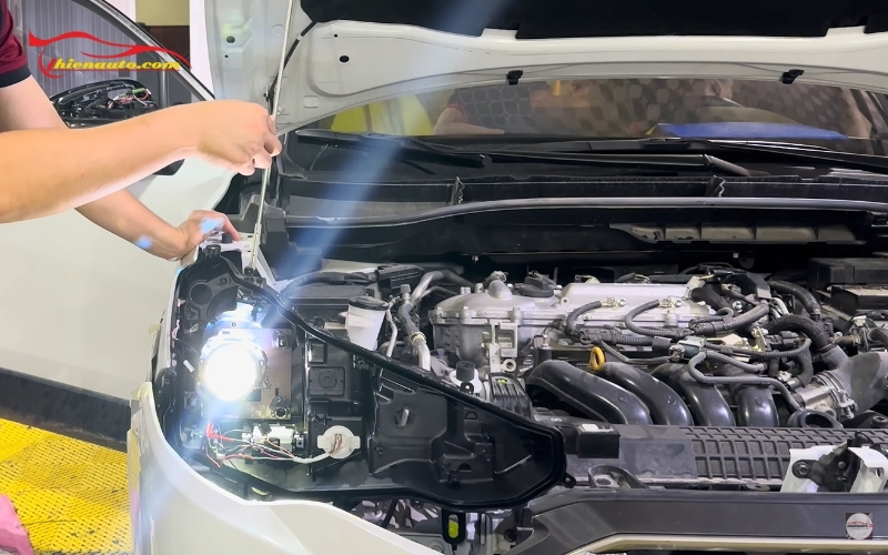 Độ đèn Toyota Corolla Cross chính hãng, giá tốt tại Thiện Auto