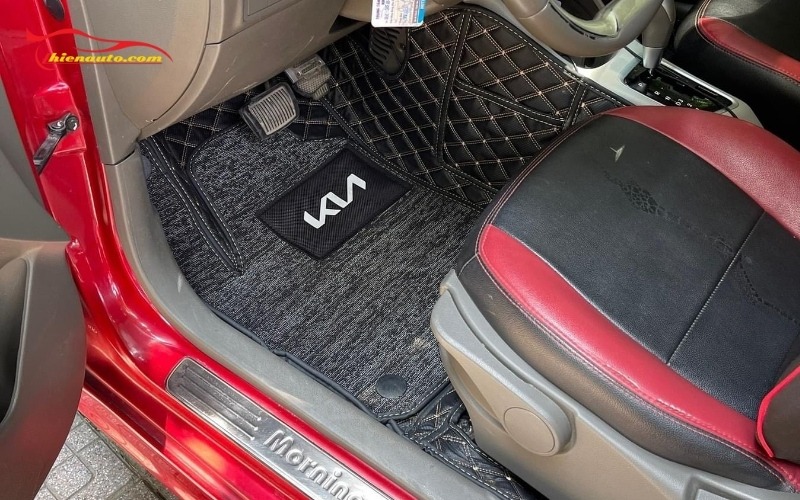 Thảm lót sàn Kia Morning không mùi hôi, an toàn sức khỏe