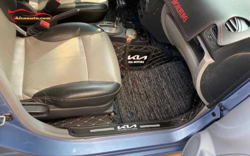 Thảm lót sàn Kia Morning chổng nước, chống bám bẩn, dễ vệ sinh