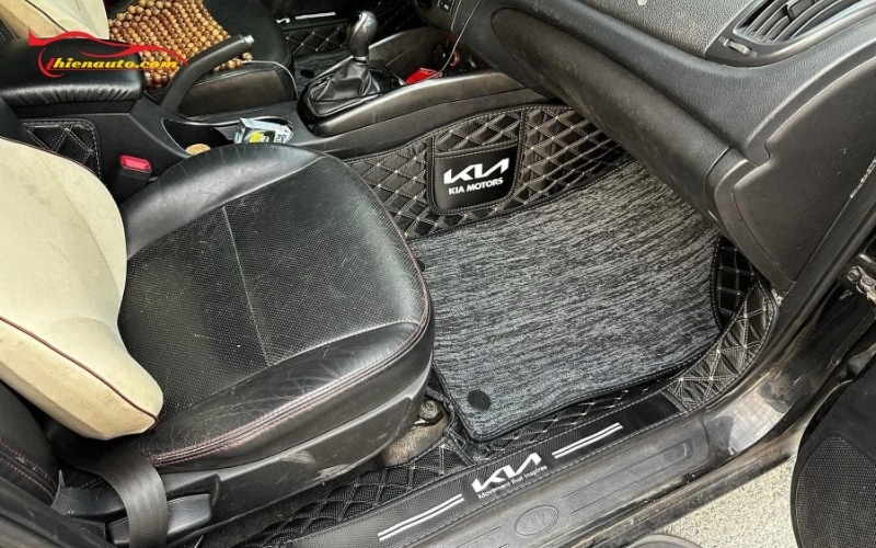 Thảm lót sàn Kia Morning hổ trợ cách âm hiệu quả