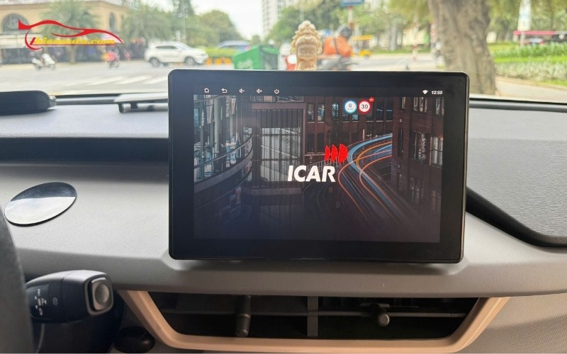 Vinfast VF3 Lắp MHU Android Elliview H3 tại Thiện Auto Hình ảnh thực tế Vinfast VF3 lắp MHU Android Elliview H3 tại Thiện Auto