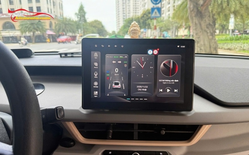 Vinfast VF3 Lắp MHU Android Elliview H3 tại Thiện Auto Vinfast VF3 lắp MHU Android Elliview H3 tại Thiện Auto