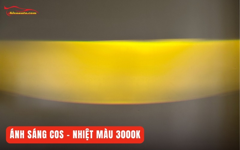 Đèn bi gầm X-Light F10 Pro V2: Ánh sáng Cos - Nhiệt màu 3000K