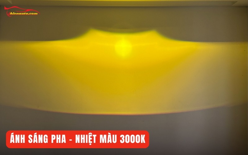Đèn bi gầm X-Light F10 Pro V2: Ánh sáng Pha - Nhiệt màu 3000K