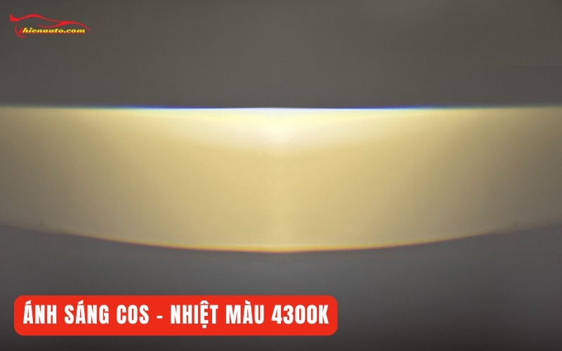 Đèn bi gầm X-Light F10 Pro V2: Ánh sáng Cos - Nhiệt màu 4300K