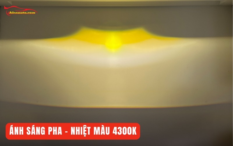Đèn bi gầm X-Light F10 Pro V2: Ánh sáng Pha - Nhiệt màu 4300K