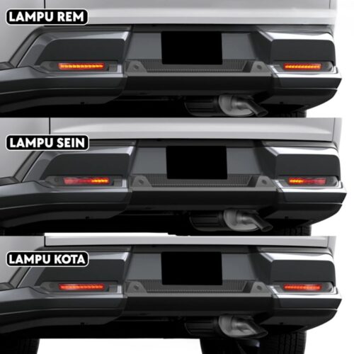 Độ đèn hậu Mitsubishi Destinator có 3 chế độ chiếu sáng khác nhau