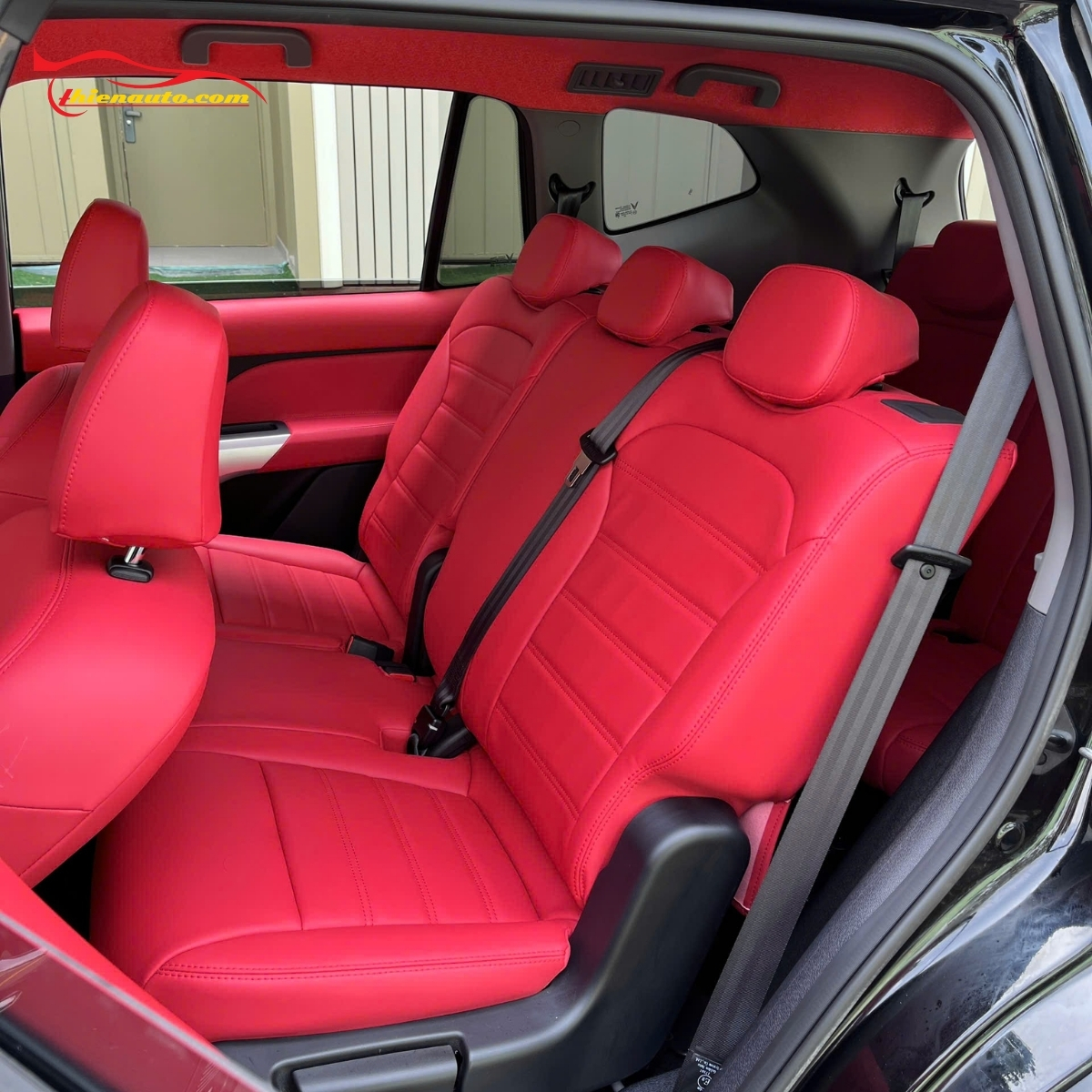 Tổng hợp 50+ mẫu bọc ghế da Vinfast Limo Green Đẹp hot nhất 2026 Mẫu bọc ghế da VinFast Limo Green màu đỏ tại Thiện Auto