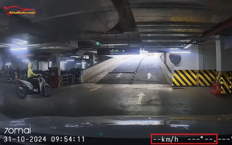 Lỗi camera hành trình không hiển thị tốc độ