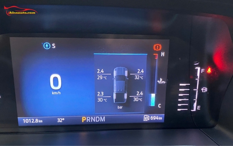 Cách reset cảm biến áp suất lốp Ford Ranger đơn giản Nên reset cảm biến áp suất lốp Ford Ranger sau khi đảo lốp hoặc thay lốp mới