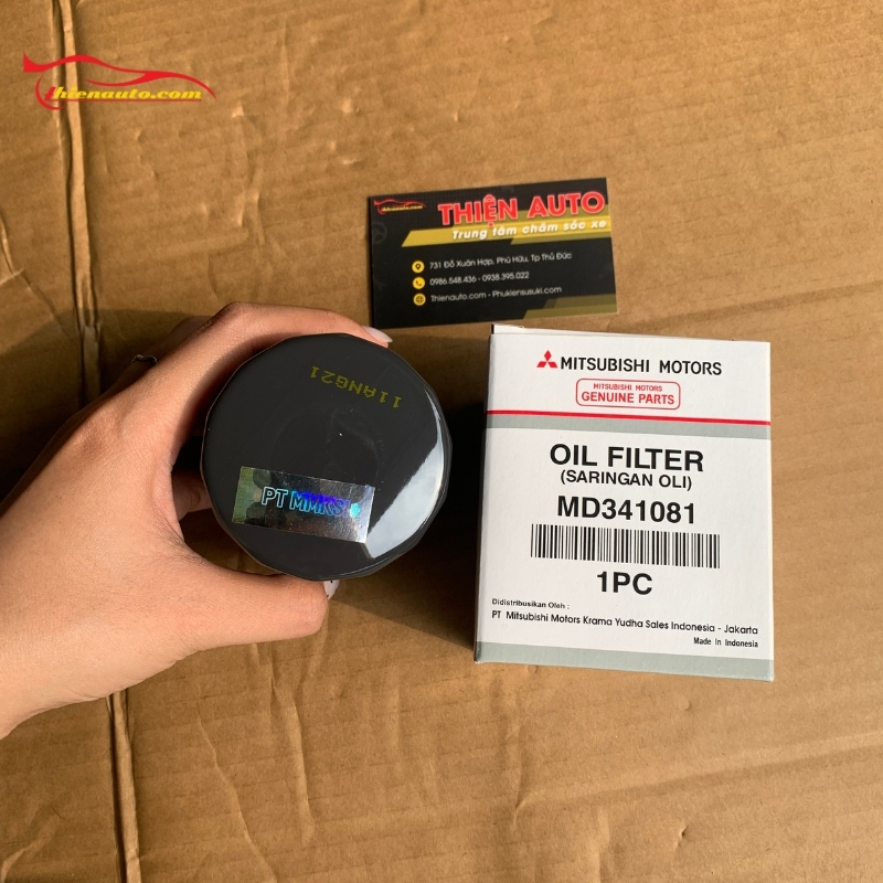 Lọc nhớt Xpander chính hãng có mã phụ tùng MD341081