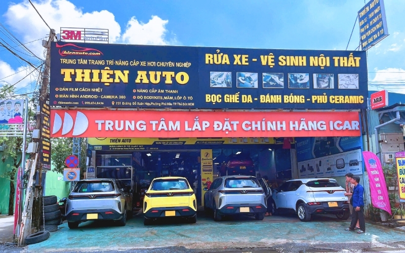Đồ chơi Phụ kiện VinFast VF MPV 7 cần trang bị thêm TRUNG TÂM CHĂM SÓC XE – ĐỘ XE THIỆN AUTO HỒ CHÍ MINH