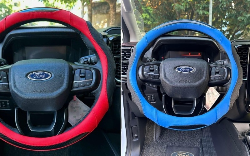 Bọc vô lăng Ford Ranger