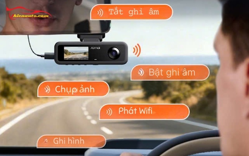 Camera hành trình Xiaomi 70mai T400 ghi hành 3 mắt toàn cảnh