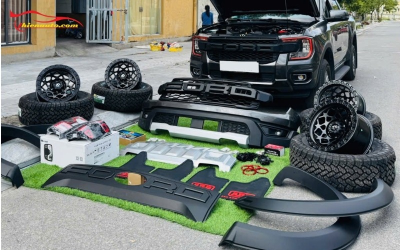 Hình ảnh Ford Ranger độ bodykit thực tế