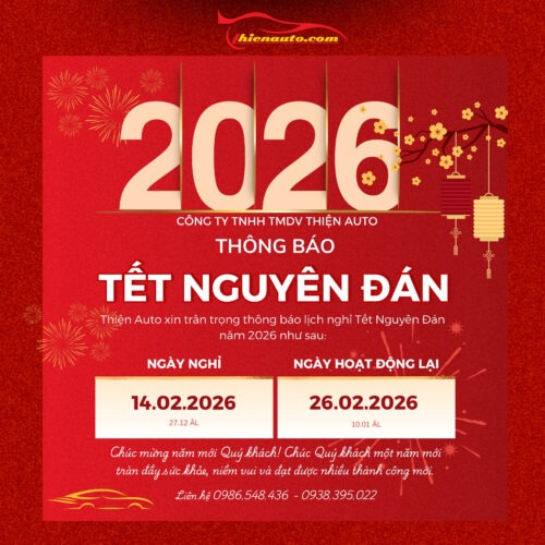 THÔNG BÁO LỊCH NGHỈ TẾT NGUYÊN ĐÁN 2026 
