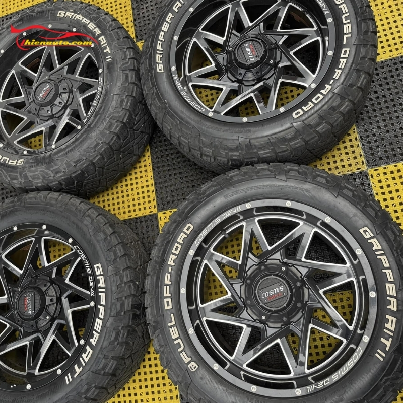 Độ mâm Ford Ranger mẫu Cosmis cao cấp 