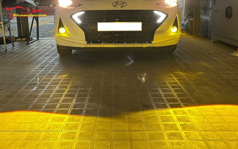 Độ đèn bi gầm i10 chính hãng, giá tốt tại Thiện Auto