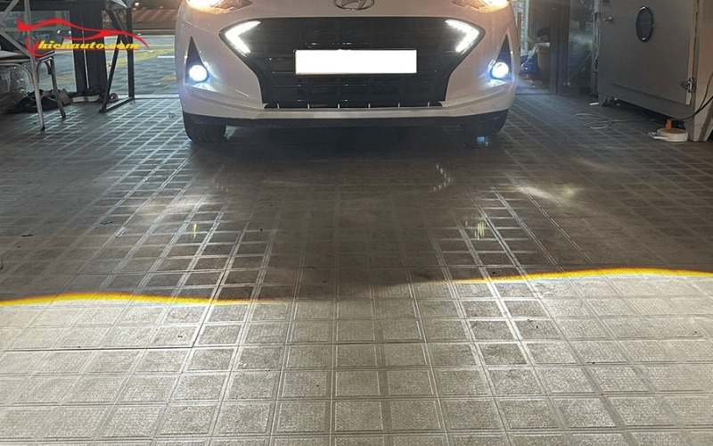 Độ đèn bi gầm i10 chính hãng, giá tốt tại Thiện Auto