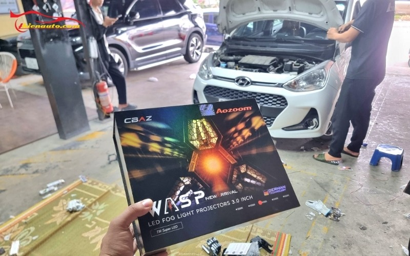 Độ đèn bi gầm i10 chính hãng, giá tốt tại Thiện Auto