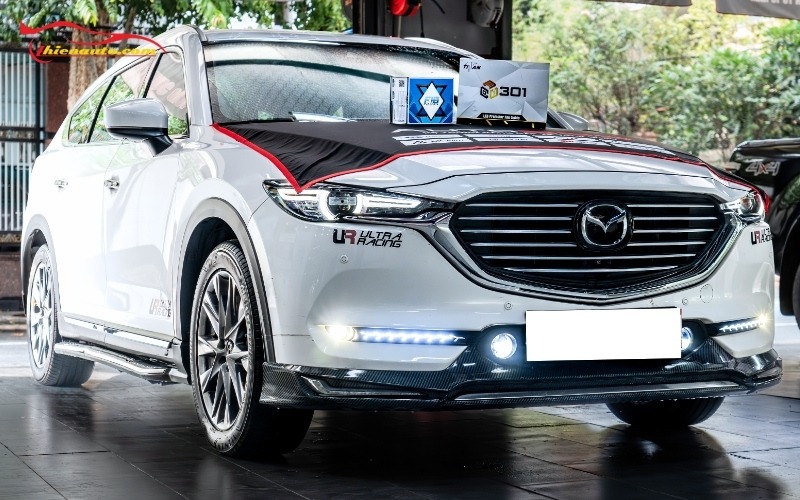 Độ đèn bi gầm Mazda CX8