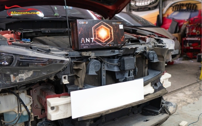 Độ đèn bi gầm Mazda CX8