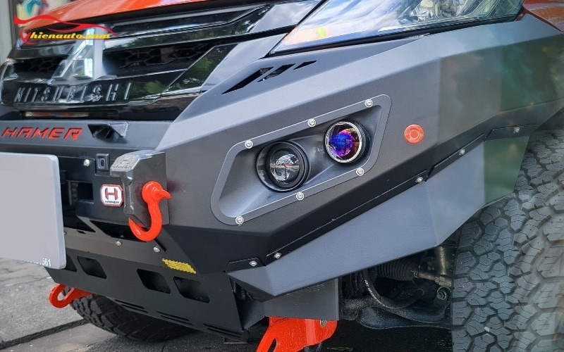 Độ đèn bi gầm Mitsubishi Triton tăng sáng, tăng thẩm mỹ
