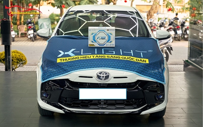 Độ đèn bi gầm Vios 2017 Xlight chính hãng tại Thiện Auto
