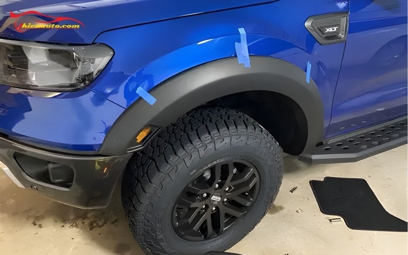 Ốp cua lốp Ford Ranger giúp nâng tầm diện mạo xe