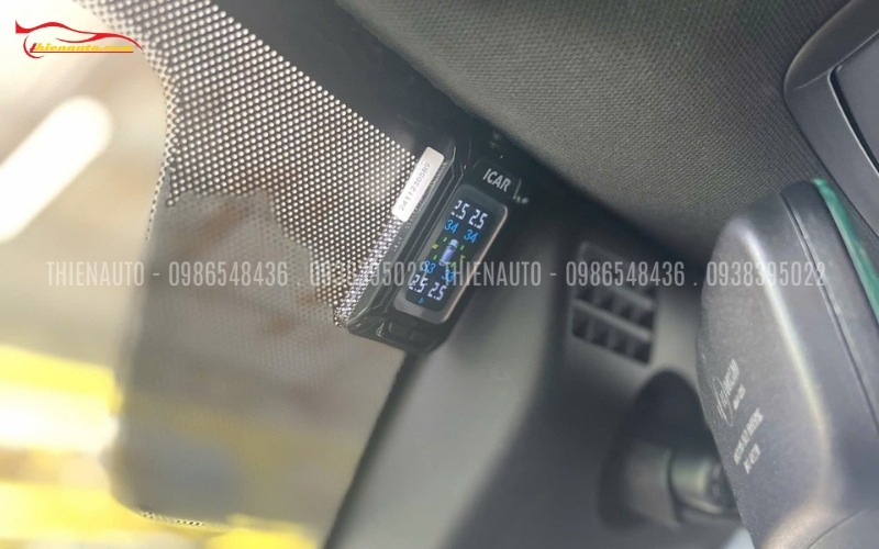 Cảm biến áp suất lốp VinFast VF MPV 7 Cảm biến áp suất lốp VinFast VF MPV 7 mẫu Ellisafe ICAR C340 màn hình treo dán kính lái