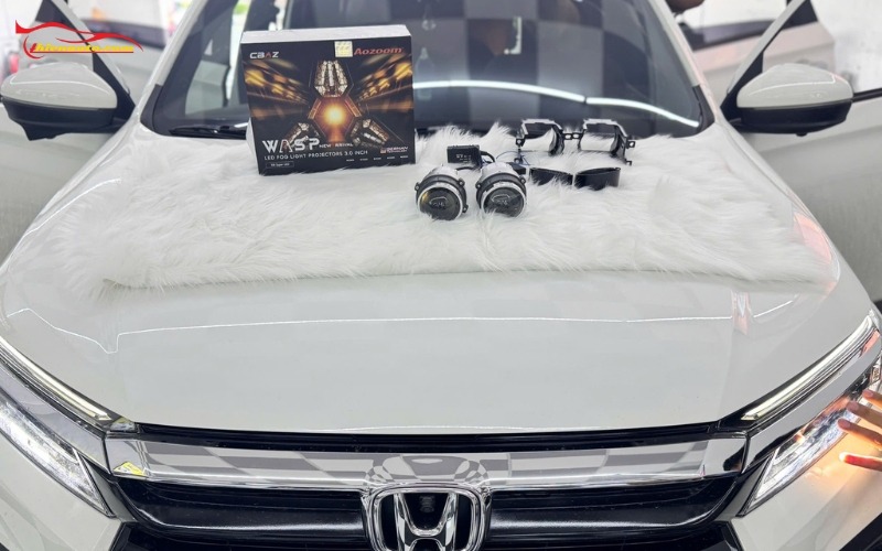 Độ đèn bi gầm Honda BRV bi gầm Aozoom LED WASP