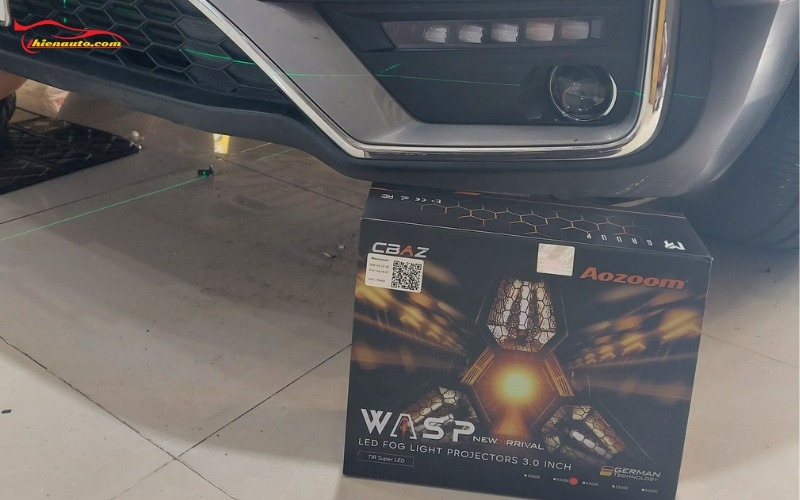 Độ đèn bi gầm Honda CRV: bi gầm Led Wasp Fog Light Aozoom