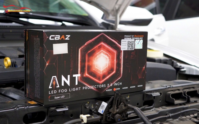 Độ đèn bi gầm Hyundai Accent Aozoom ANT Led Fog Light 