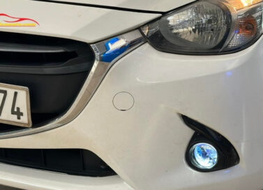 Độ đèn bi gầm Mazda 2