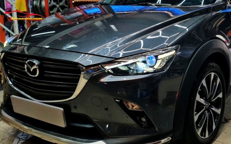 Độ đèn bi gầm Mazda CX3 Độ bi gầm CX3 có thể đăng kiểm được nếu đèn sáng tiêu chuẩn