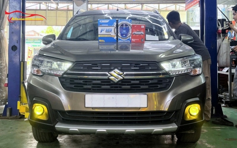 Độ đèn bi gầm Suzuki XL7 mẫu F10 Pro V2