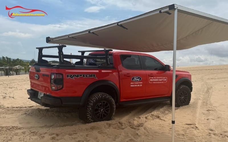 Bộ khung lều Ford Ranger lắp đặt vừa khít form xe