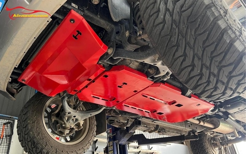 Giáp gầm Ford Ranger bảo các bộ phận dưới gầm xe