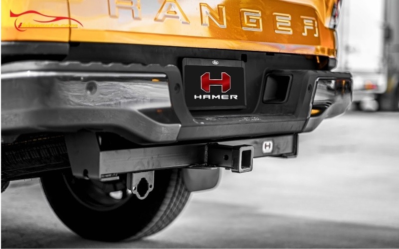 Hình ảnh móc kéo cản sau Ford Ranger thực tế