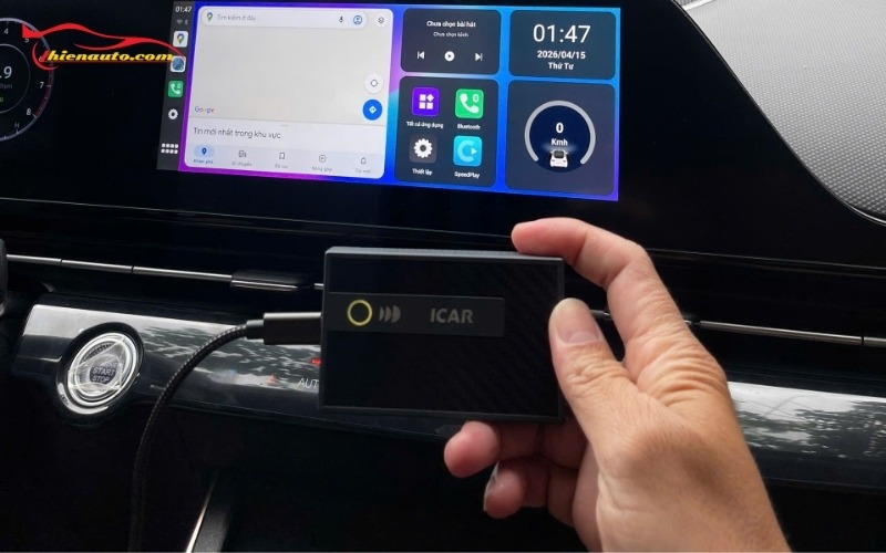 OMODA C5 lắp Android Box Elliview D5 Lite nâng cấp android 13 với nhiều tính năng thông minh