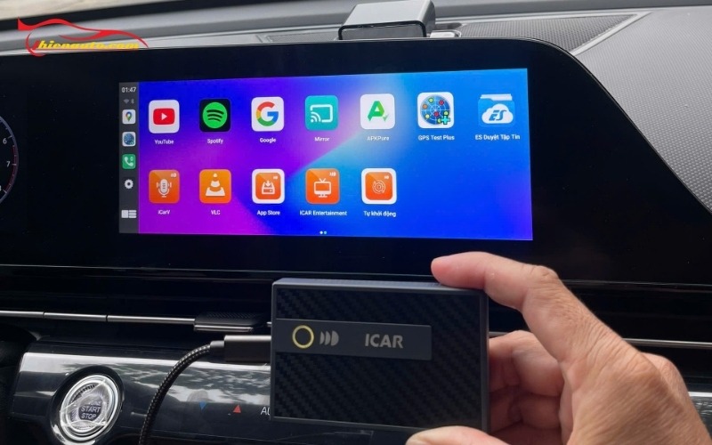 OMODA C5 lắp Android Box Elliview D5 Lite nâng cấp android 13 với nhiều tính năng thông minh