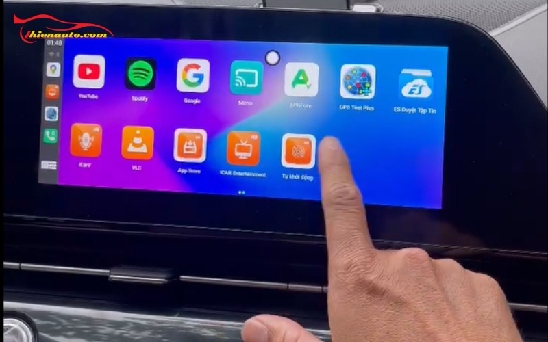 Hình ảnh OMODA C5 lắp Android Box Elliview D5 Lite+ thực tế tại Thiện Auto
