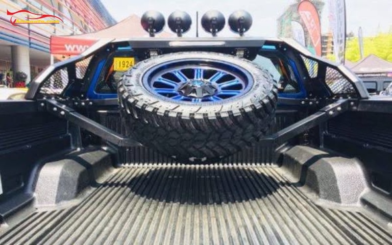 Bộ khung treo lốp dự phòng Ford Ranger 